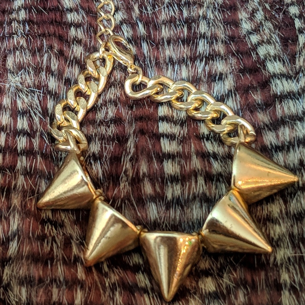 Spiked Gold Bracelet